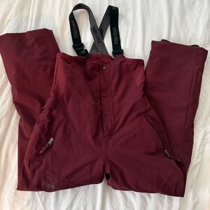 Marmot Burgundy Snow Pants